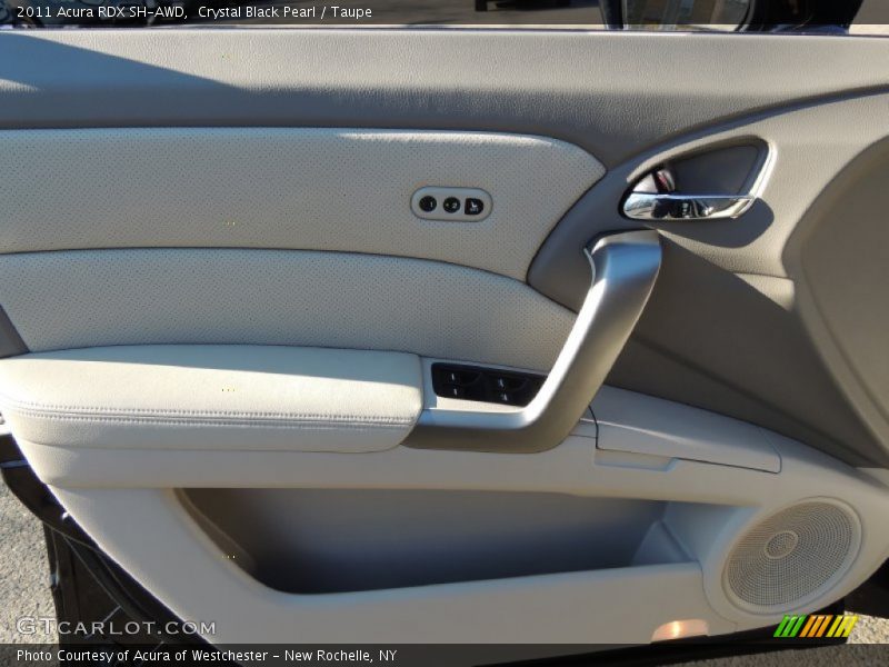Crystal Black Pearl / Taupe 2011 Acura RDX SH-AWD