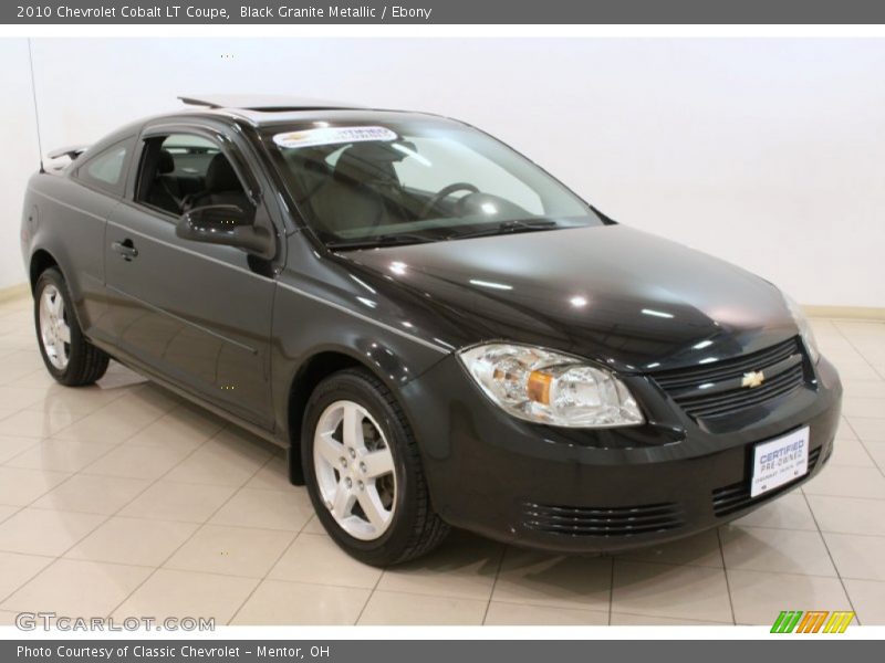 Black Granite Metallic / Ebony 2010 Chevrolet Cobalt LT Coupe