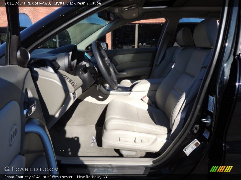 Crystal Black Pearl / Taupe 2011 Acura RDX SH-AWD