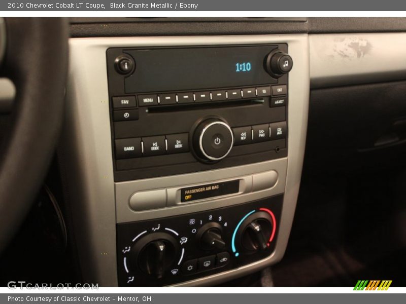 Black Granite Metallic / Ebony 2010 Chevrolet Cobalt LT Coupe