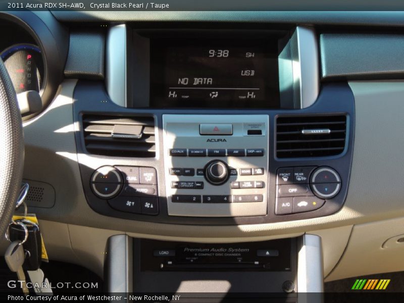 Crystal Black Pearl / Taupe 2011 Acura RDX SH-AWD