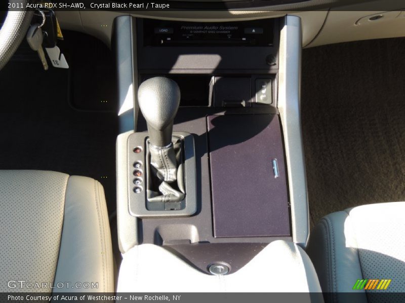 Crystal Black Pearl / Taupe 2011 Acura RDX SH-AWD