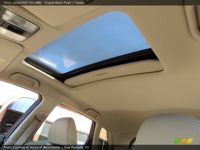 Crystal Black Pearl / Taupe 2011 Acura RDX SH-AWD