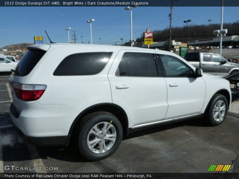 Bright White / Dark Graystone/Medium Graystone 2013 Dodge Durango SXT AWD