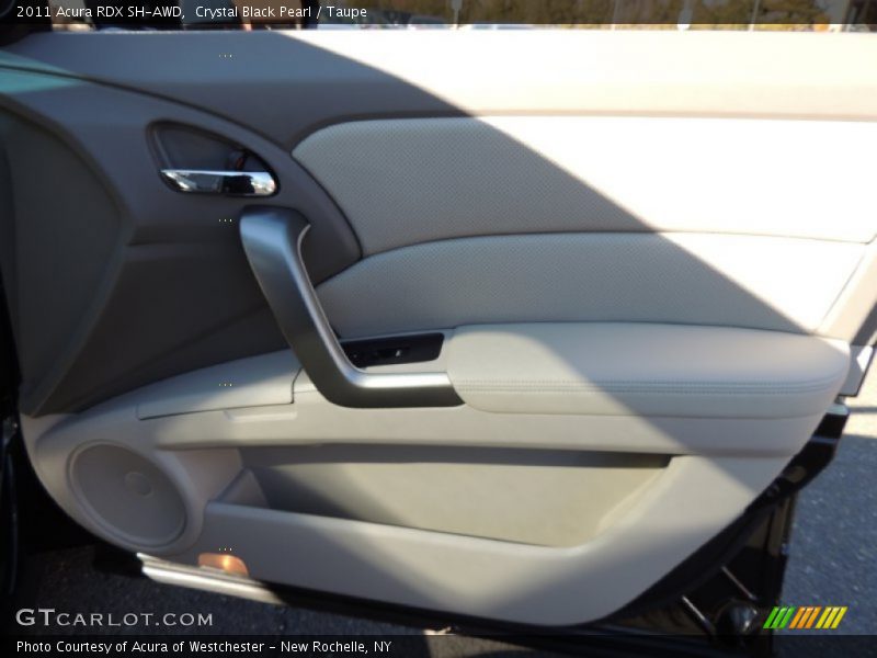 Crystal Black Pearl / Taupe 2011 Acura RDX SH-AWD