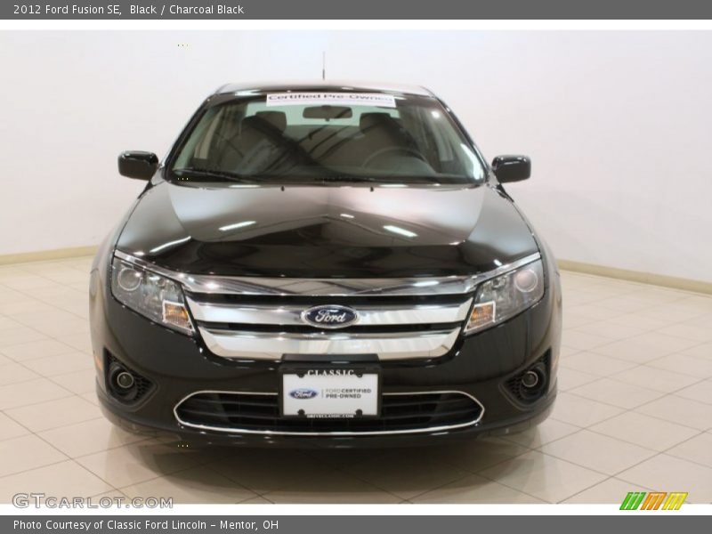 Black / Charcoal Black 2012 Ford Fusion SE
