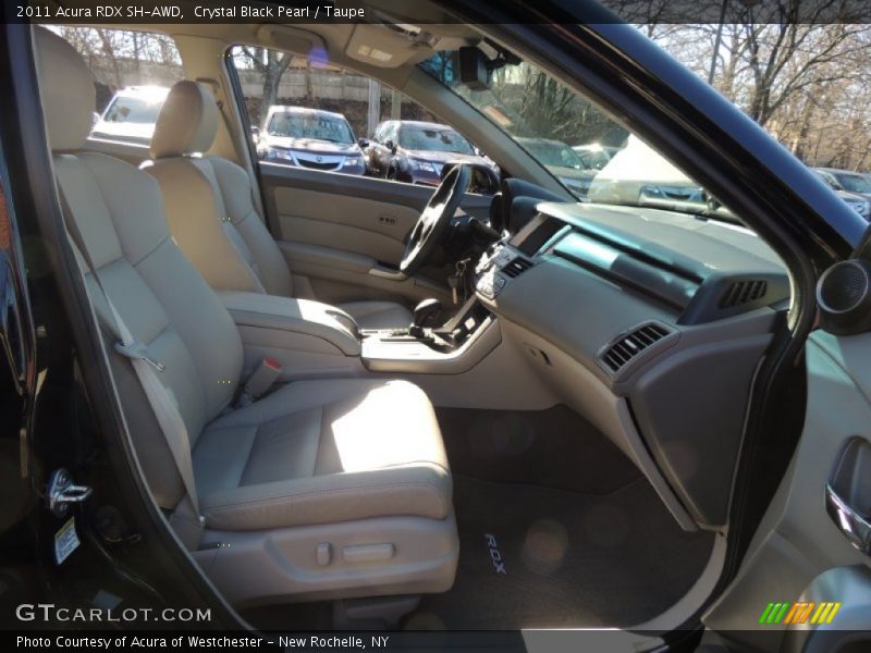 Crystal Black Pearl / Taupe 2011 Acura RDX SH-AWD
