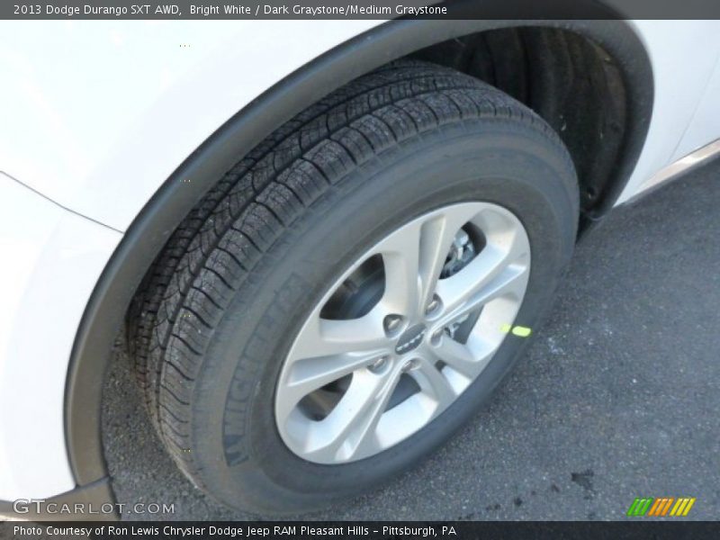 Bright White / Dark Graystone/Medium Graystone 2013 Dodge Durango SXT AWD