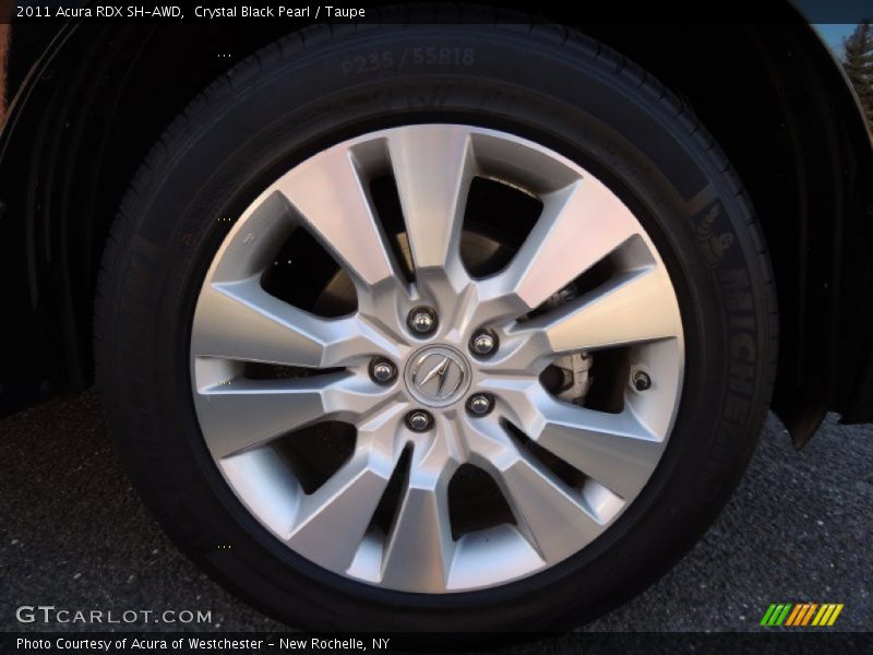 Crystal Black Pearl / Taupe 2011 Acura RDX SH-AWD