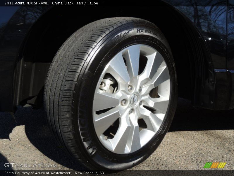 Crystal Black Pearl / Taupe 2011 Acura RDX SH-AWD