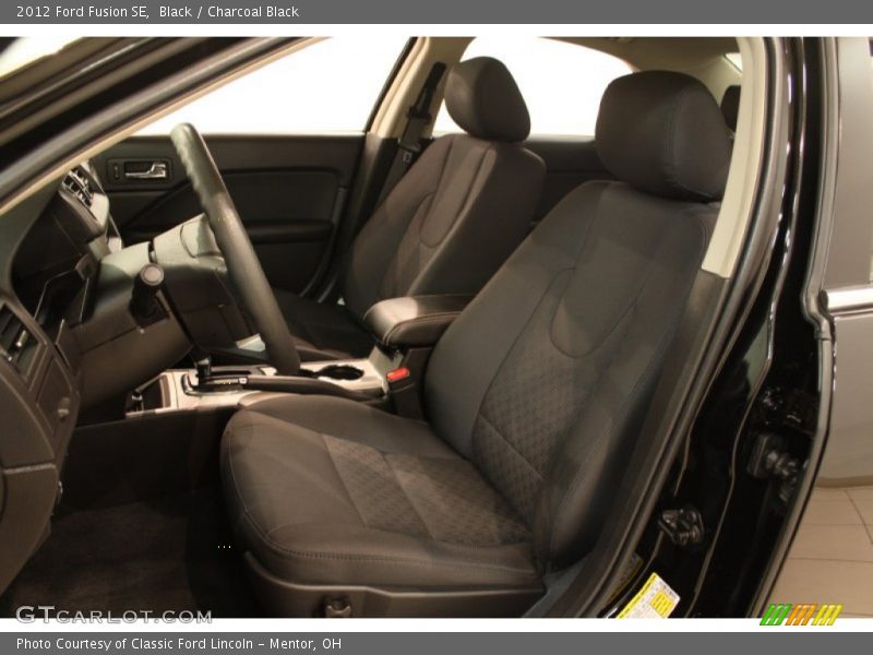 Black / Charcoal Black 2012 Ford Fusion SE