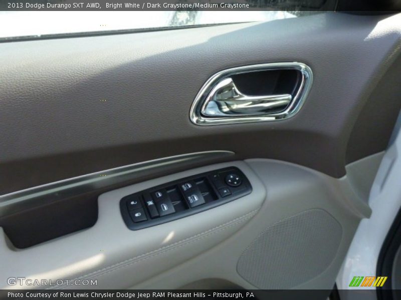 Bright White / Dark Graystone/Medium Graystone 2013 Dodge Durango SXT AWD