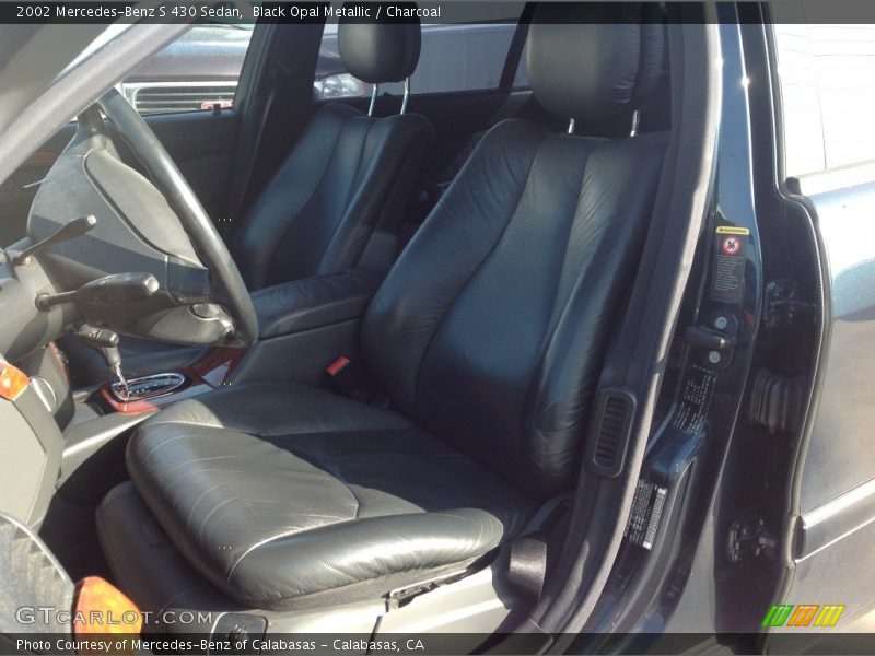 Black Opal Metallic / Charcoal 2002 Mercedes-Benz S 430 Sedan