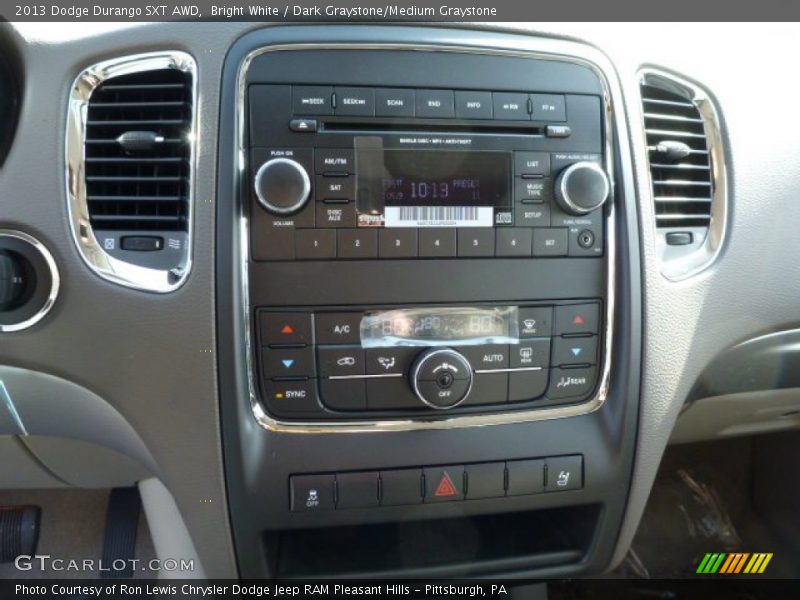 Bright White / Dark Graystone/Medium Graystone 2013 Dodge Durango SXT AWD