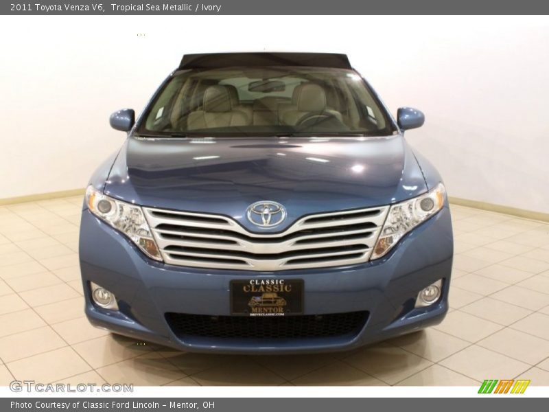 Tropical Sea Metallic / Ivory 2011 Toyota Venza V6