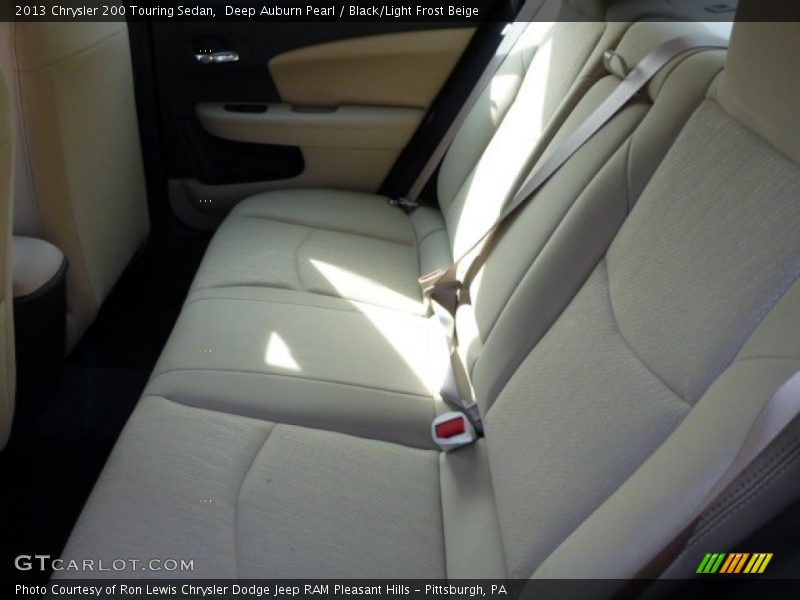 Deep Auburn Pearl / Black/Light Frost Beige 2013 Chrysler 200 Touring Sedan