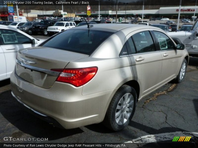 Cashmere Pearl / Black 2013 Chrysler 200 Touring Sedan