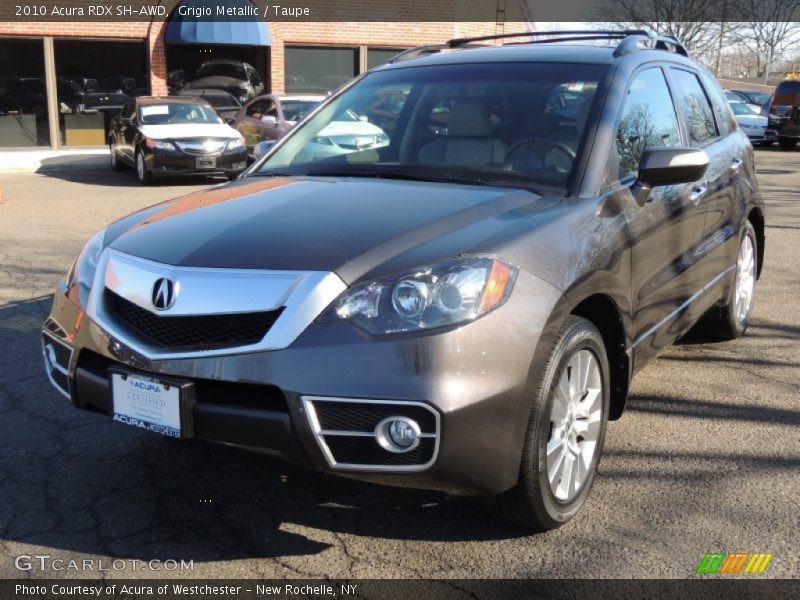 Grigio Metallic / Taupe 2010 Acura RDX SH-AWD
