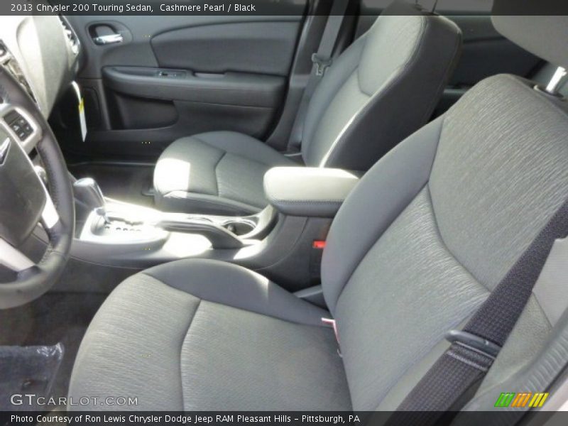 Cashmere Pearl / Black 2013 Chrysler 200 Touring Sedan
