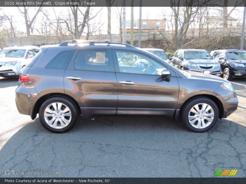 Grigio Metallic / Taupe 2010 Acura RDX SH-AWD
