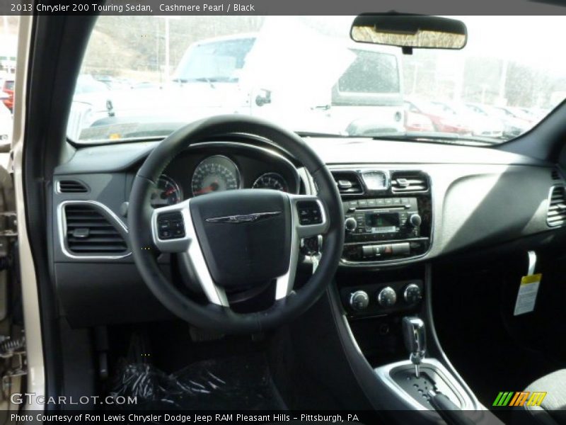 Cashmere Pearl / Black 2013 Chrysler 200 Touring Sedan
