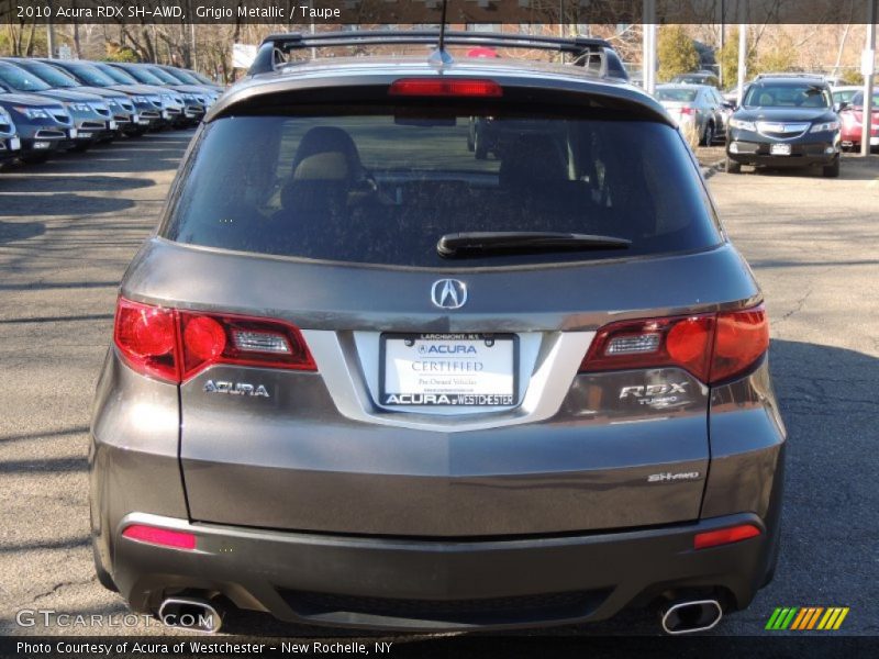 Grigio Metallic / Taupe 2010 Acura RDX SH-AWD