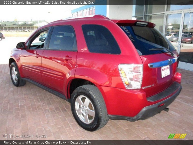 Salsa Red Metallic / Light Gray 2006 Chevrolet Equinox LT AWD