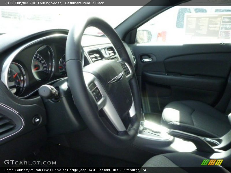 Cashmere Pearl / Black 2013 Chrysler 200 Touring Sedan