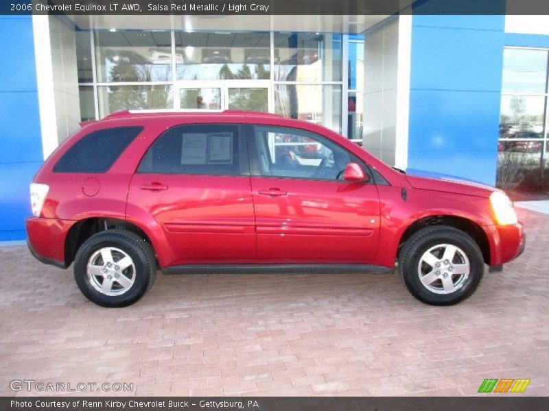 Salsa Red Metallic / Light Gray 2006 Chevrolet Equinox LT AWD