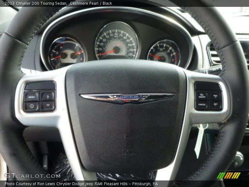 Cashmere Pearl / Black 2013 Chrysler 200 Touring Sedan