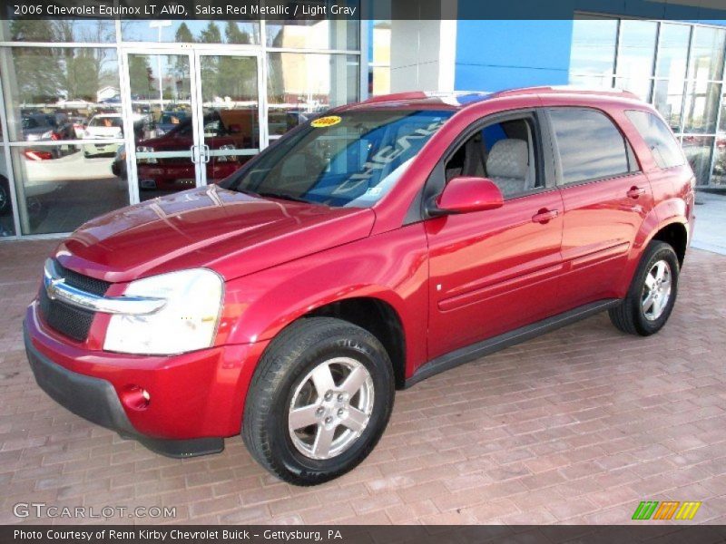 Salsa Red Metallic / Light Gray 2006 Chevrolet Equinox LT AWD