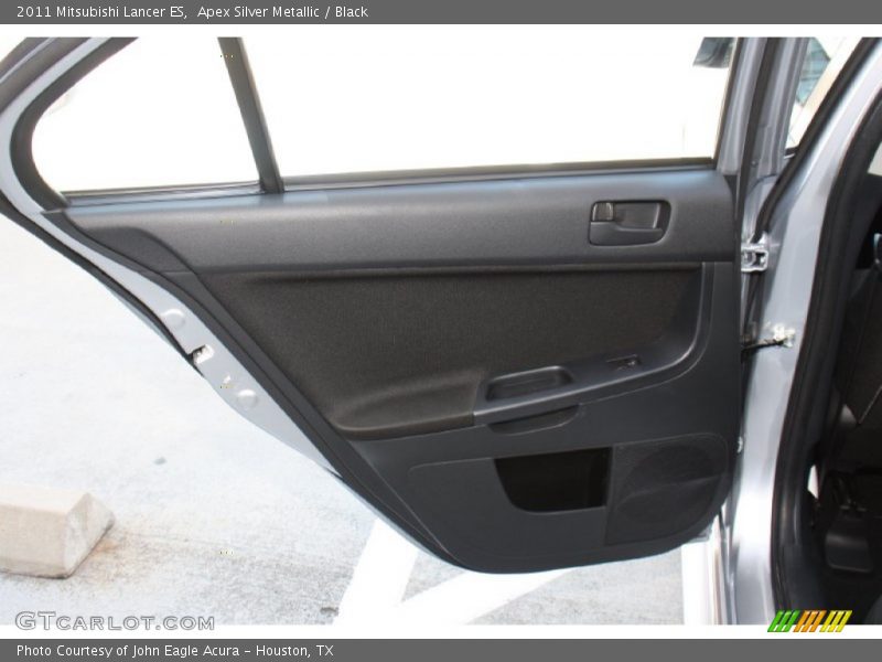 Apex Silver Metallic / Black 2011 Mitsubishi Lancer ES