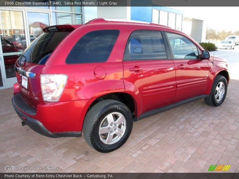 Salsa Red Metallic / Light Gray 2006 Chevrolet Equinox LT AWD