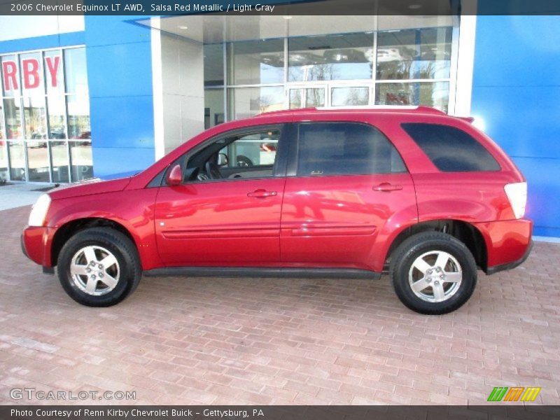 Salsa Red Metallic / Light Gray 2006 Chevrolet Equinox LT AWD