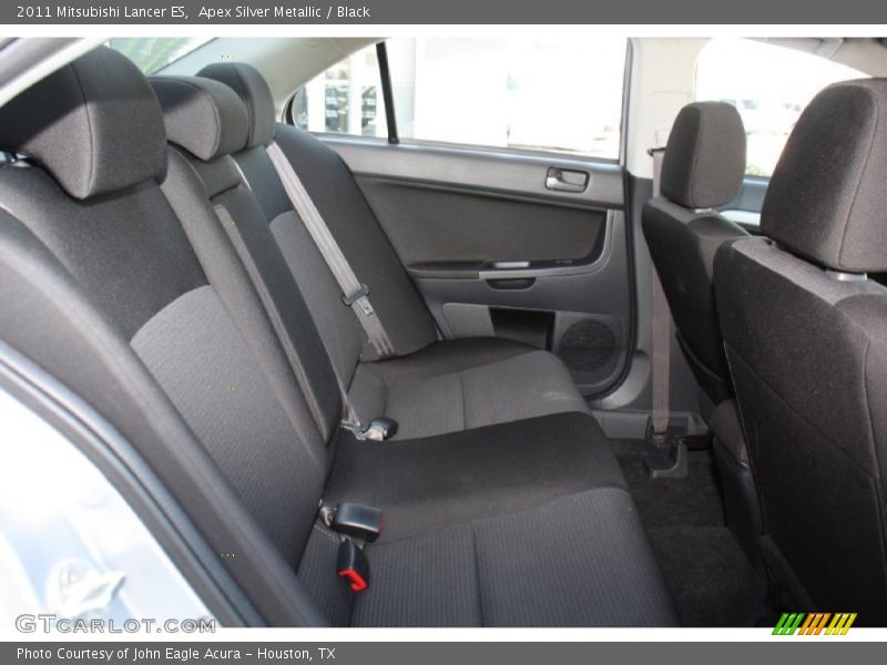 Apex Silver Metallic / Black 2011 Mitsubishi Lancer ES