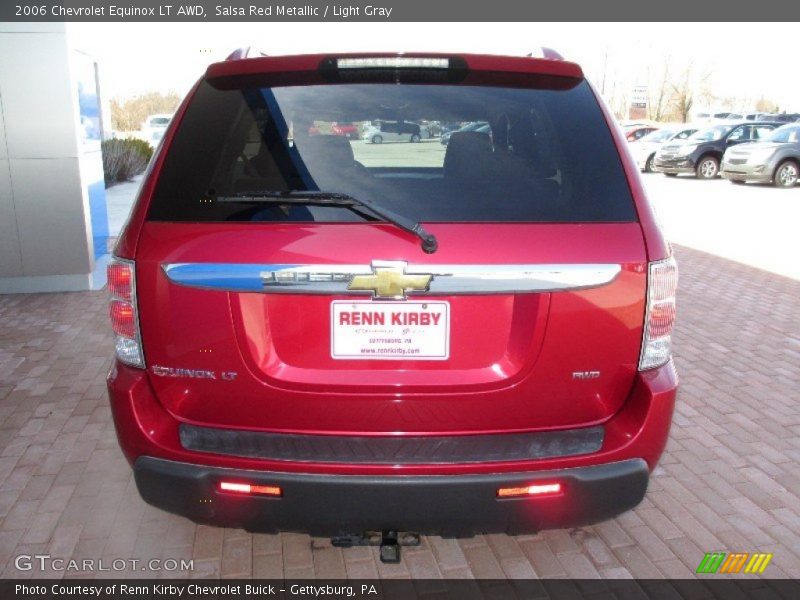 Salsa Red Metallic / Light Gray 2006 Chevrolet Equinox LT AWD