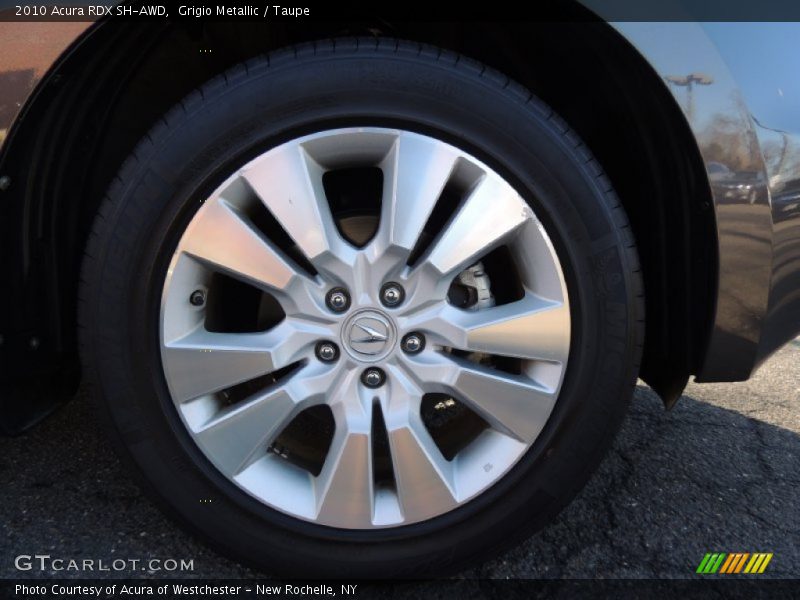 Grigio Metallic / Taupe 2010 Acura RDX SH-AWD