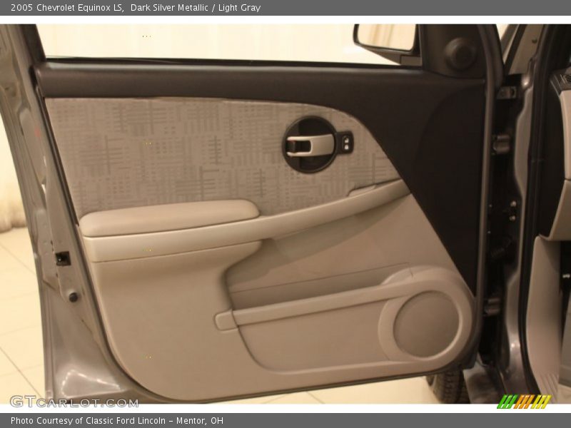 Dark Silver Metallic / Light Gray 2005 Chevrolet Equinox LS