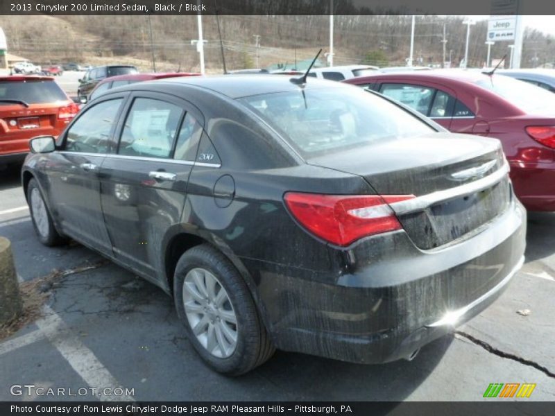 Black / Black 2013 Chrysler 200 Limited Sedan