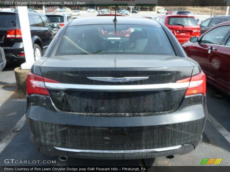 Black / Black 2013 Chrysler 200 Limited Sedan