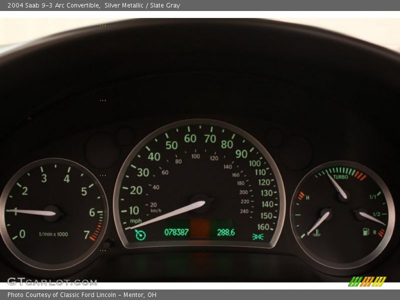  2004 9-3 Arc Convertible Arc Convertible Gauges