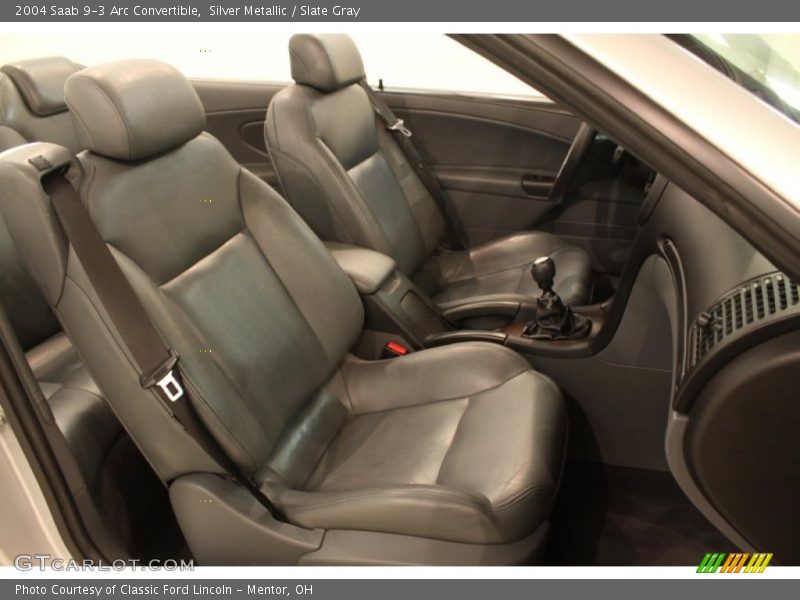 Front Seat of 2004 9-3 Arc Convertible