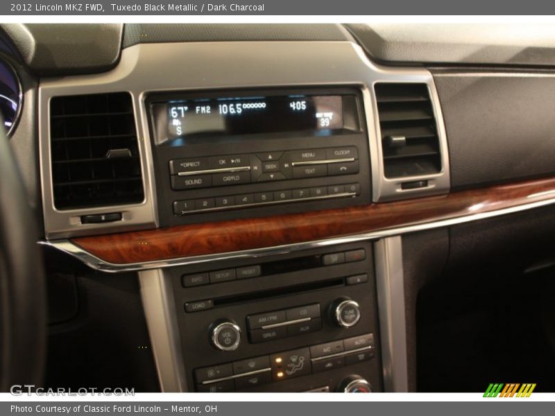 Controls of 2012 MKZ FWD