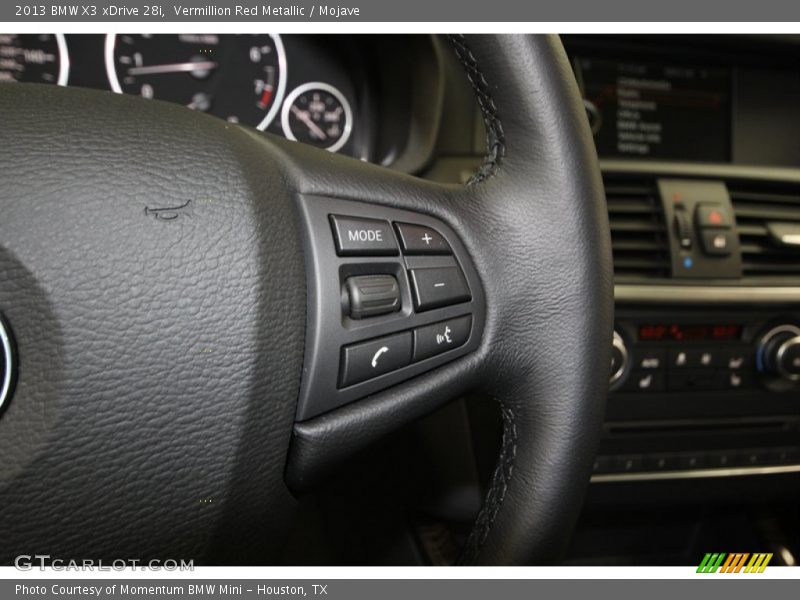 Controls of 2013 X3 xDrive 28i