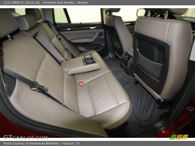 Rear Seat of 2013 X3 xDrive 28i