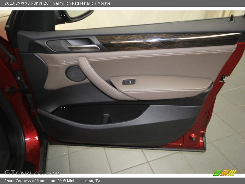 Vermillion Red Metallic / Mojave 2013 BMW X3 xDrive 28i
