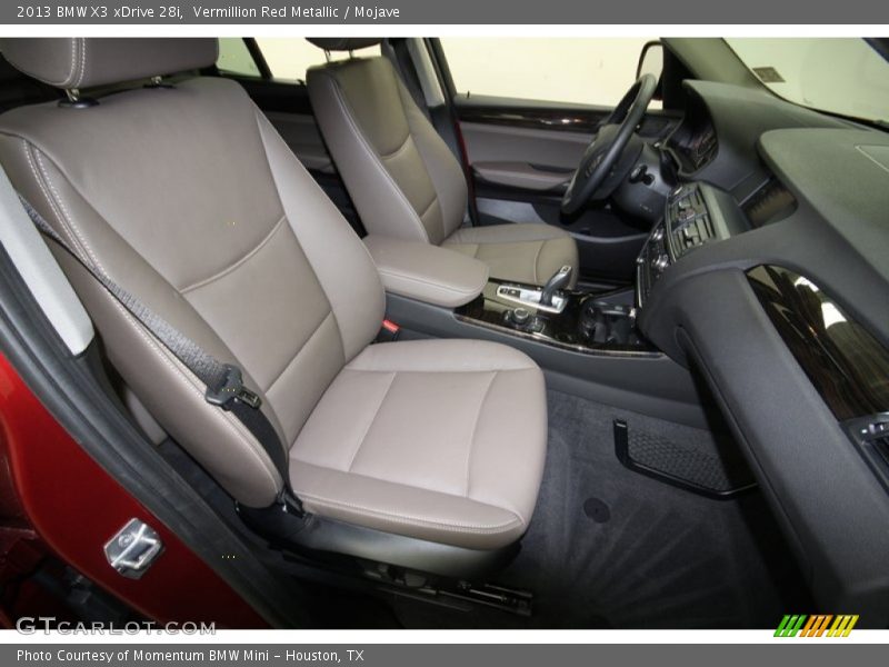 Vermillion Red Metallic / Mojave 2013 BMW X3 xDrive 28i