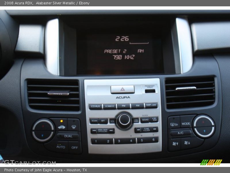 Alabaster Silver Metallic / Ebony 2008 Acura RDX