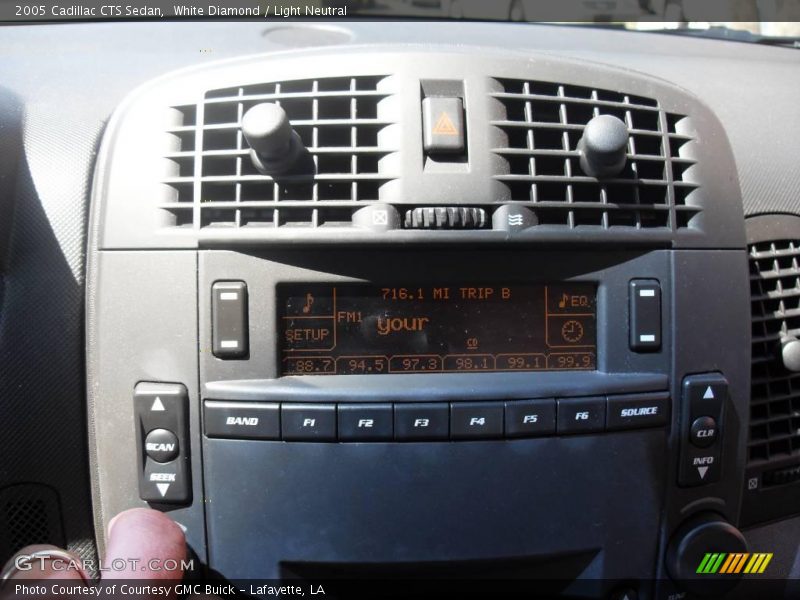 White Diamond / Light Neutral 2005 Cadillac CTS Sedan