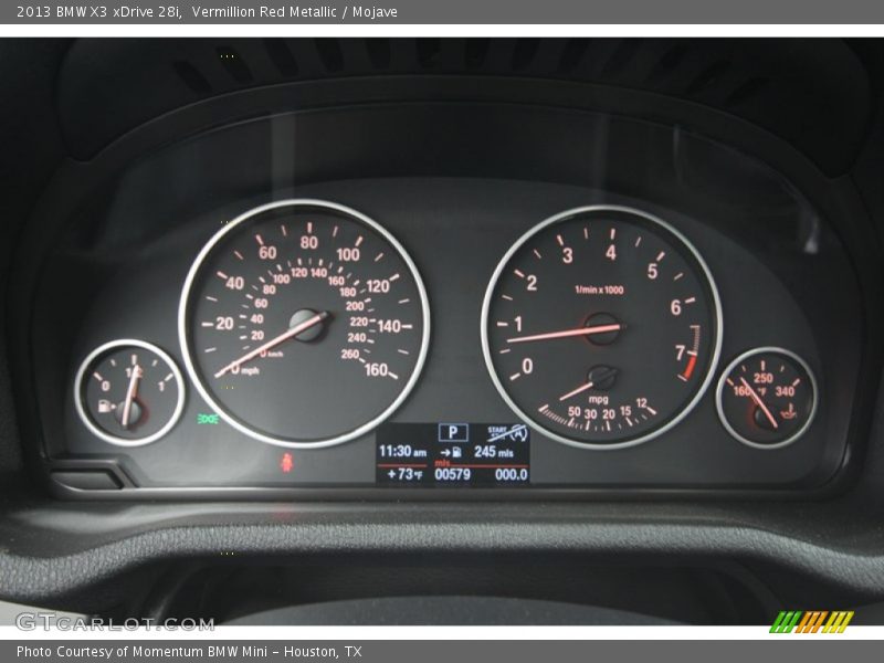  2013 X3 xDrive 28i xDrive 28i Gauges